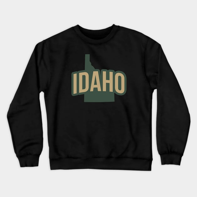 Idaho State Crewneck Sweatshirt by Novel_Designs